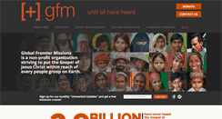 Desktop Screenshot of globalfrontiermissions.org